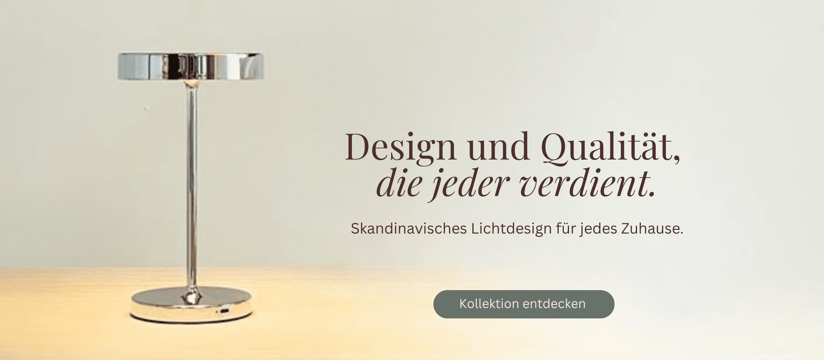 Wiederaufladbare Dyberg Larsen Tischlampe